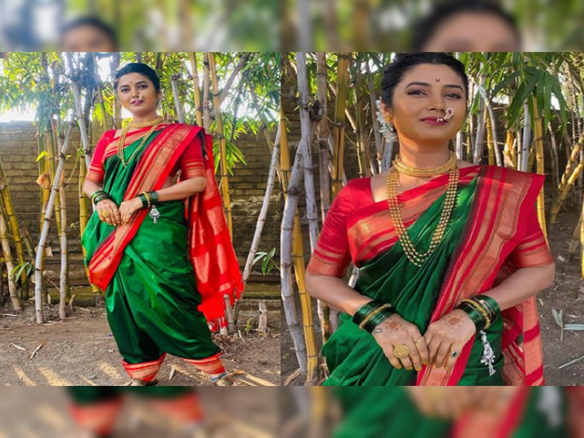 'घरंच लग्न...', Prajakta Mali च्या घरात वाजले सनई-चौघडे title=