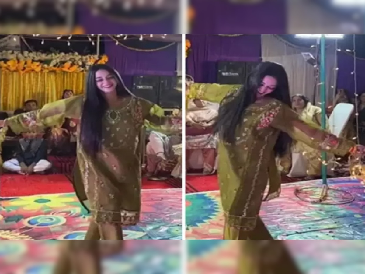 Viral Video: लता मंगेशकर यांच्या गाण्यावर डान्स करणारी 'ती' पाकिस्तानी मुलगी रातोरात झाली स्टार title=