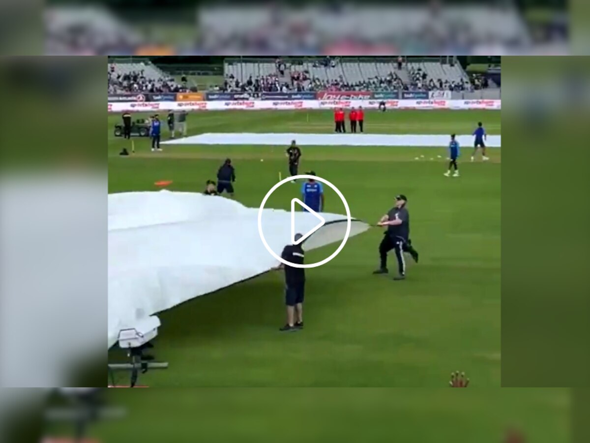 India vs New Zealand: संजू तुस्सी ग्रेट हो...! संघात संधी नाही, पण पठ्ठ्यानं मन जिंकलं; पाहा Video title=