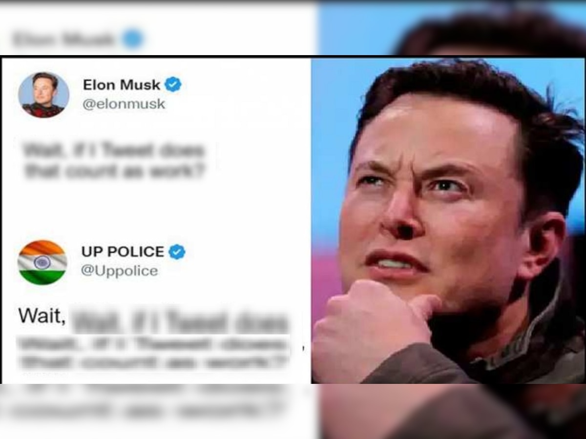 UP पोलिसांनी Elon Musk यांच्या त्या ट्वीटला दिलं असं उत्तर, तुम्हीही म्हणाल क्या बात है! title=