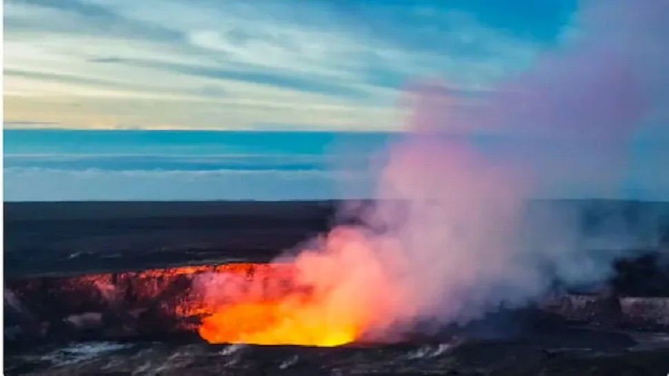 Viral VIDEO : अतिभयंकर! अंतराळातून असा दिसतो ज्वालामुखीचं रौद्ररुप पाहा