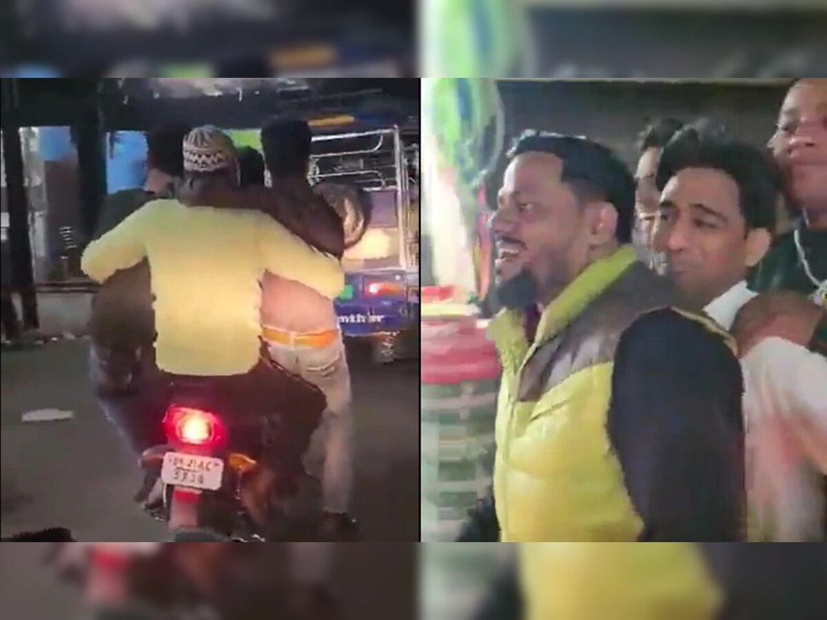 viral video: 1, 2, 3, 4, 5... बापरे एका बाईक किती जण? video पाहून तुम्हीही डोक्याला हात माराल!!!  title=