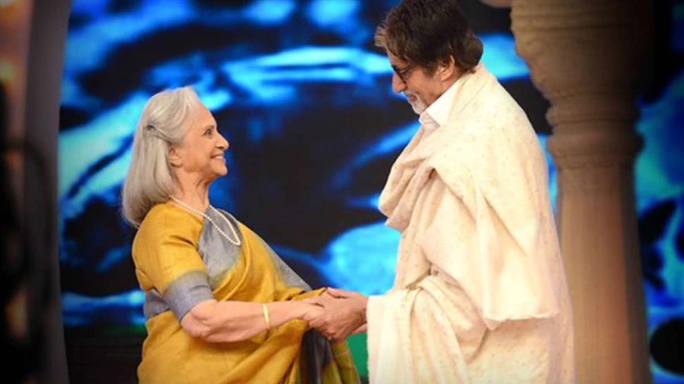 Amitabh Bachchan celebrity crush waheeda rehman