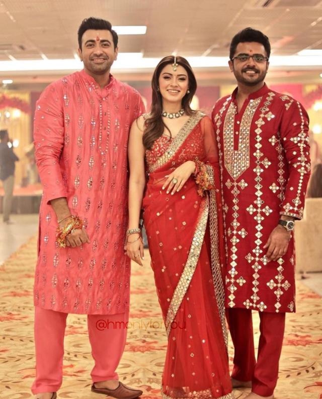 HANSIKA MOTWANI, BOLLYWOOD, ENTERTAINMENT, Mehendi Function