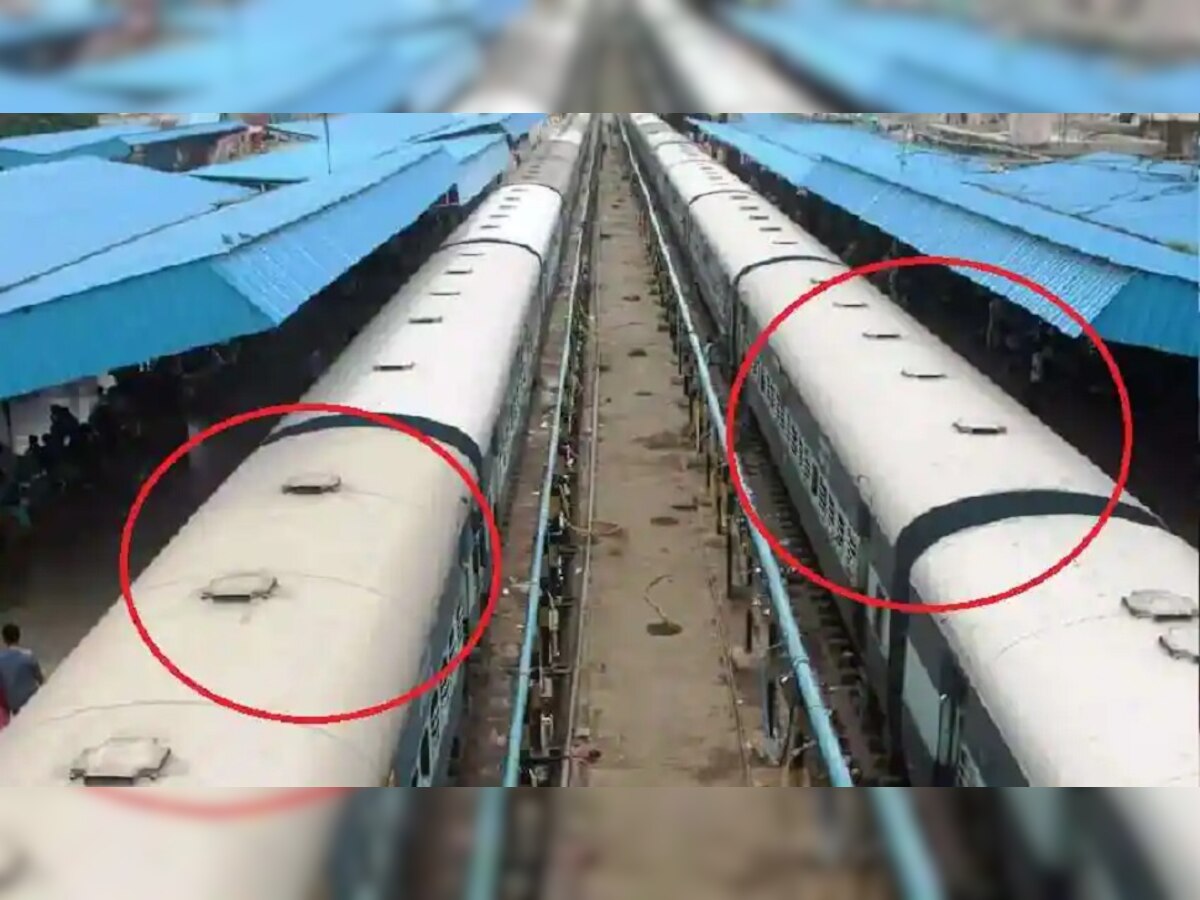 Indian Railway: ट्रेनच्या छतावर का असतात ही गोल-गोल झाकणं? कारण जाणून व्हाल थक्क title=