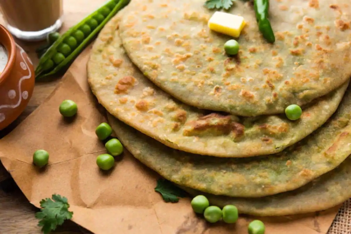 how to make soft Matar Paratha