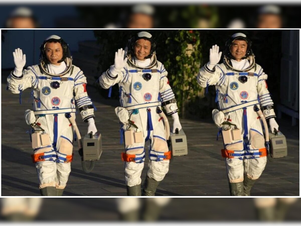 China Space Station : अंतराळाचा चीन 'बादशहा'! 6 महिन्यांनंतर 3 अंतराळवीर अखेर पृथ्वीवर  title=
