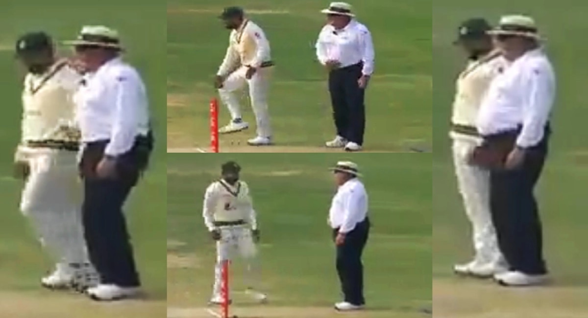 Babar Azam Compares His Belly With Umpire Marais Erasmus Video Go Viral ...