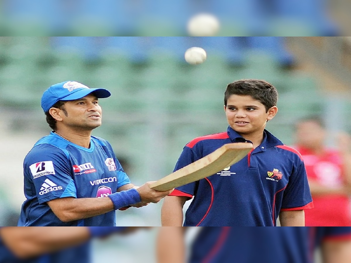 Arjun Tendulkar Century: "माझा मुलगा असल्याने अर्जुनवर...", मॅचच्या आधी सचिनने दिला होता हा सल्ला  title=