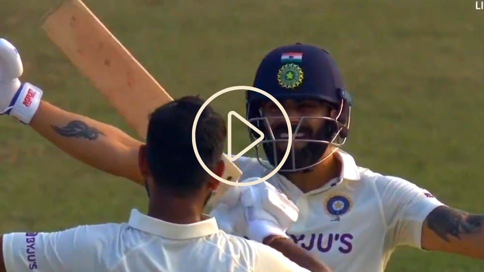 Virat Kohli Celebration Of Cheteshwar Pujara Century In India Vs ...