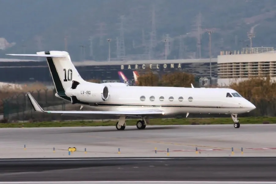 lionel messi jet