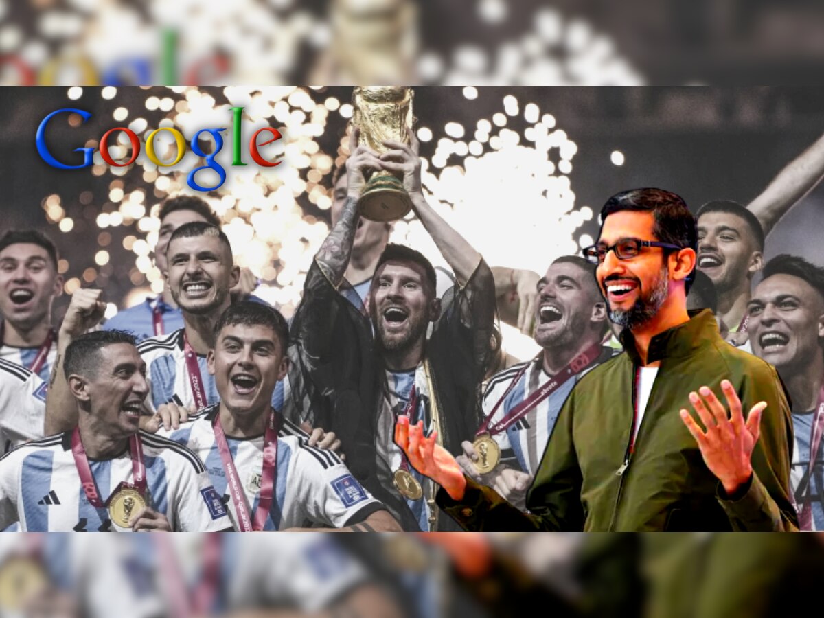 फक्त Messi नाही तर Google ने देखील मोडला 25 वर्षांचा रेकॉर्ड; Sundar Pichai म्हणतात... title=