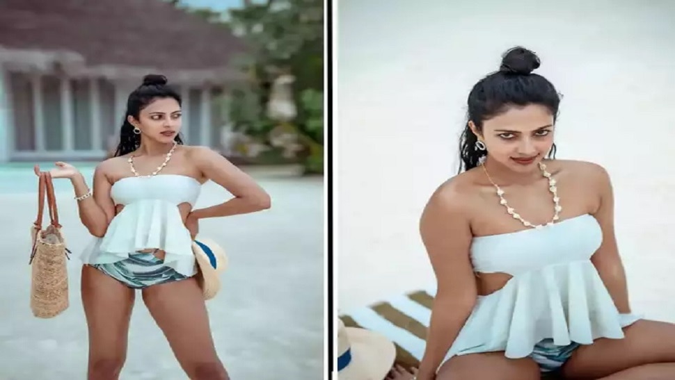 Amala paul looking glamorous in bikini and traditional suite ajay devgan bhola movie 