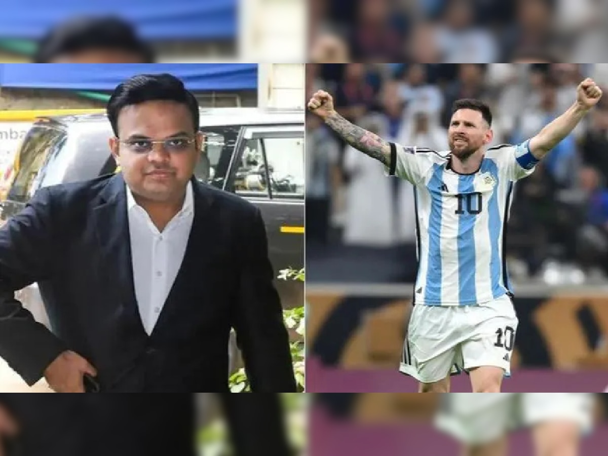 Lionel Messi लाही BCCI ची भुरळ; टीम इंडियाला नाही तर जय शहांना पाठवलं सरप्राईज गिफ्ट, Photo व्हायरल title=
