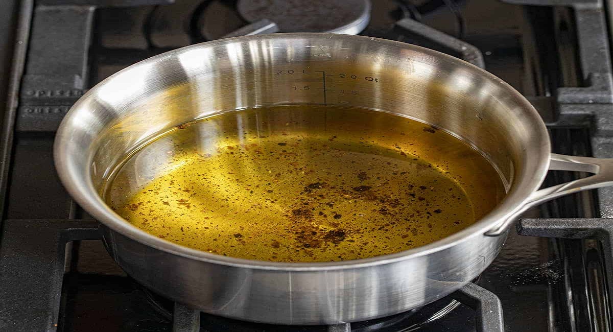 Kitchen Hacks Using leftover oil for cooking is dangerous. Do not use