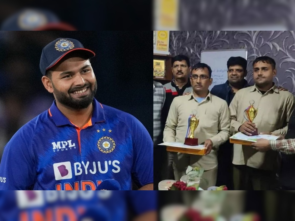 Rishabh Pant : कौतूकास्पद! ऋषभ पंतचे प्राण वाचवणाऱ्या बस ड्रायव्हरचा सन्मान  title=