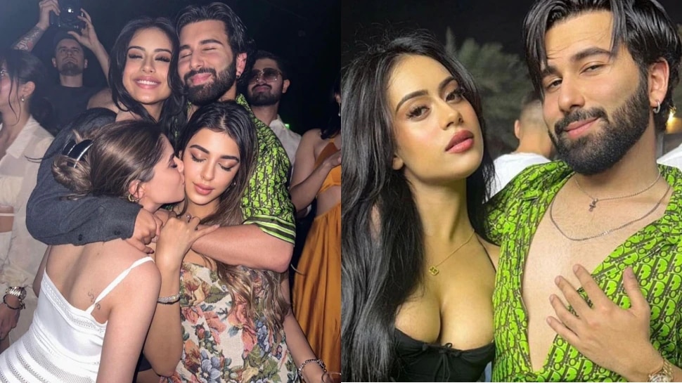 Nysa Devgan Bold Photos : Ajay Devgan and Kajol Daughter New Year Party Pics with Boyfriend Viral on Social Media