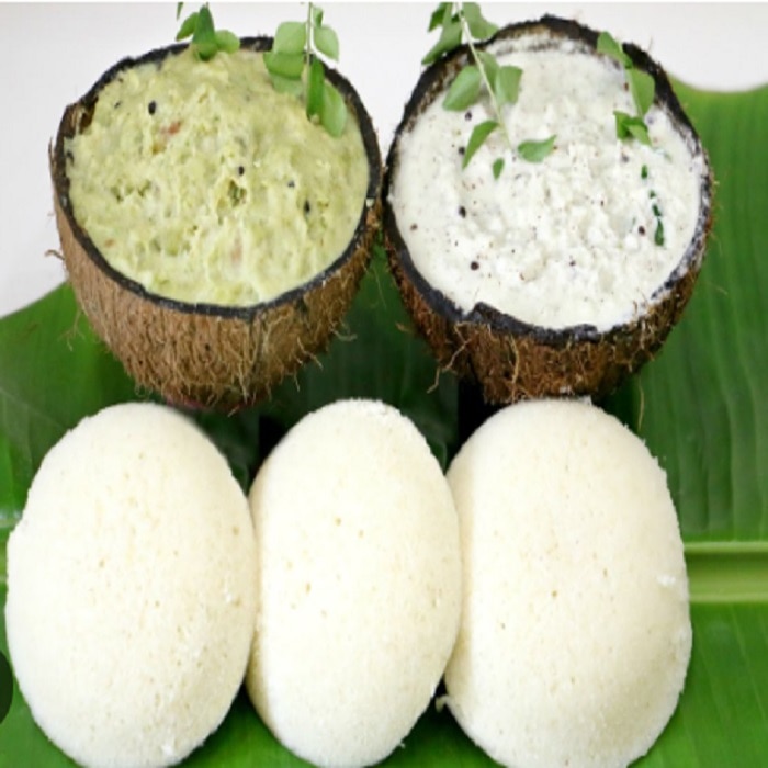 Kitchen Hacks - Making Soft Idali Without Mould in Coconut Shell Easy Idali Recipe in Marathi