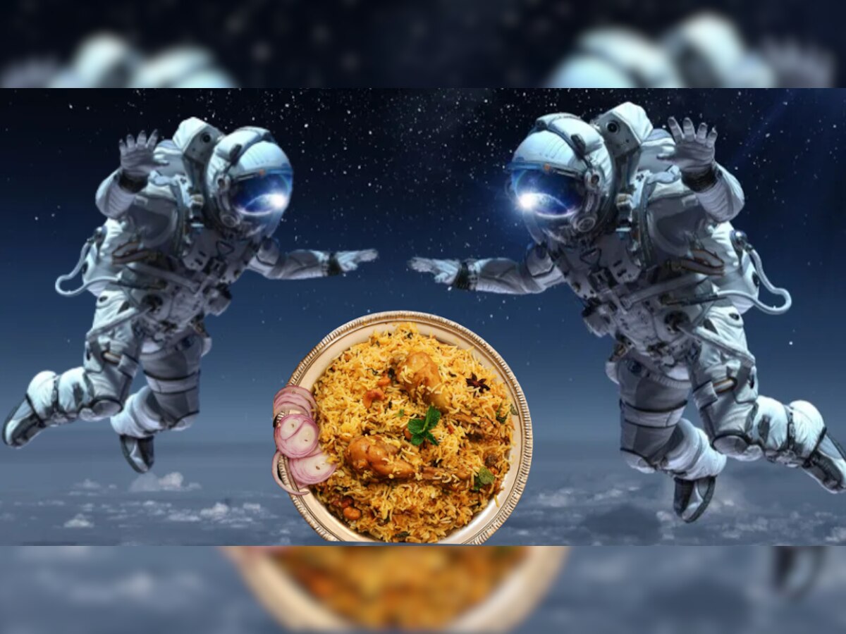 Space food : अवकाशात चिकन बिर्याणीची पार्टी;  अंतराळवीरांसाठी जबरदस्त मेन्यू title=