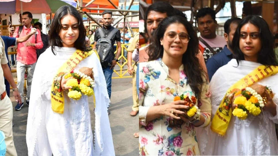 Nysa Devgn Visit Siddhivinayak Temple