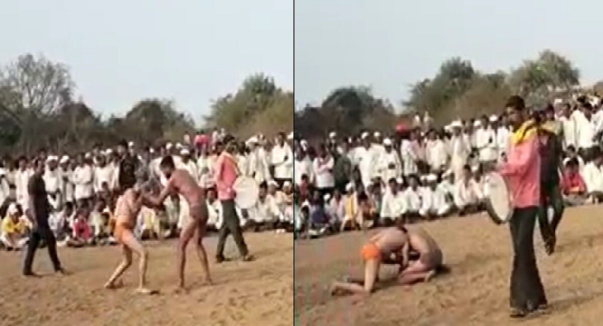 Maharashtra police employee comes for duty in a Jatra and wins a