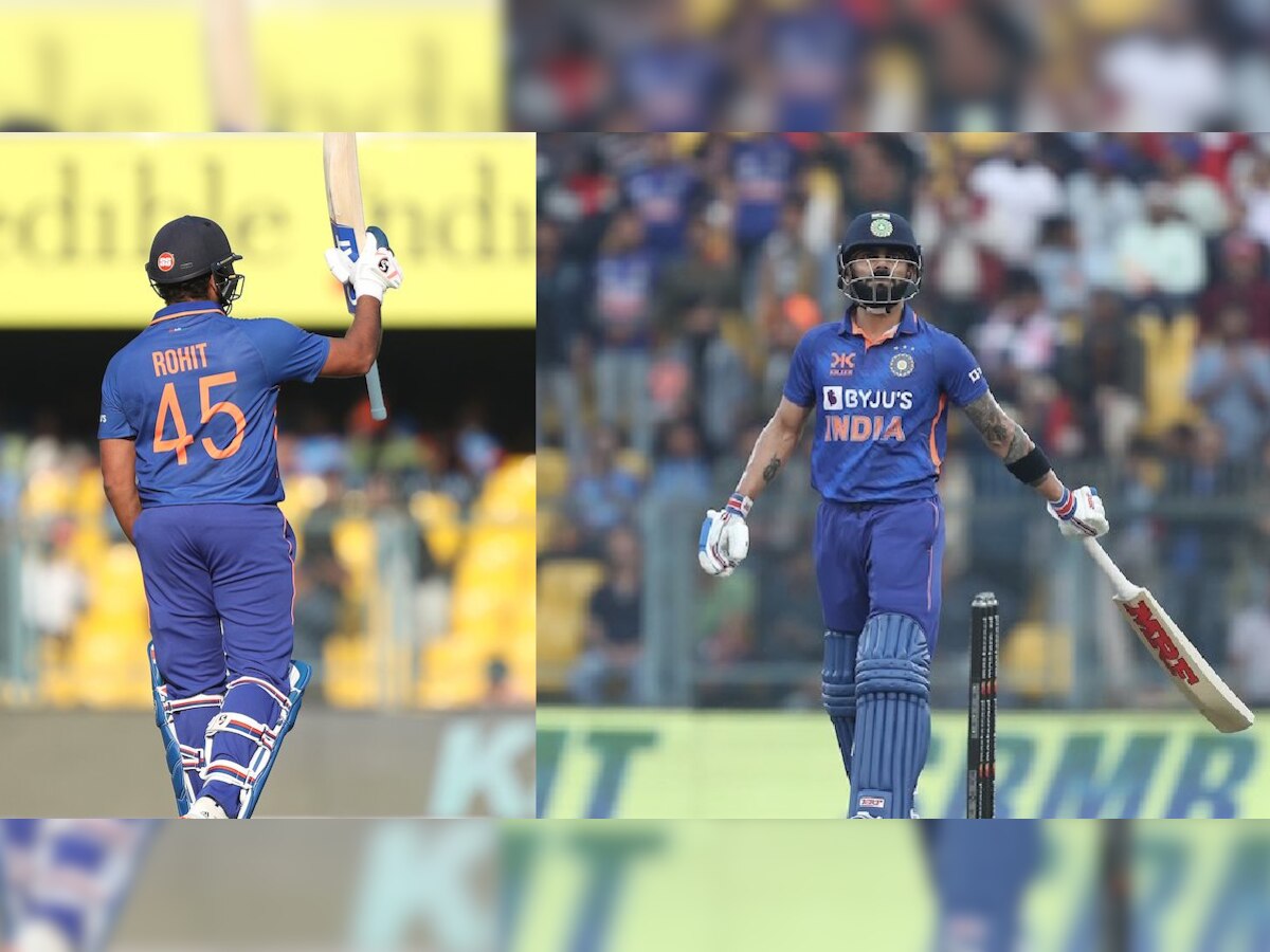 IND vs SL : रोहित-विराटची तुफान फटकेबाजी, टीम इंडियाचं श्रीलंकेसमोर डोंगराएवढं आव्हान title=