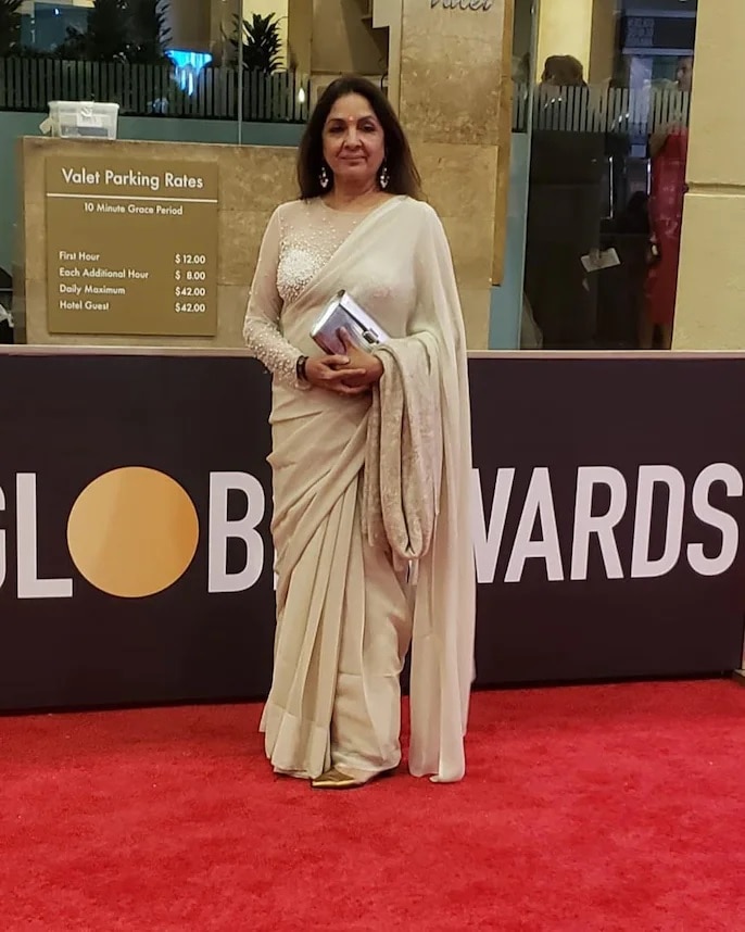 Deepika Padukone Neena Gupta Priyanka chopra Manasvi Mamgai actress Fashion Game On at Golden Globes Red carpet