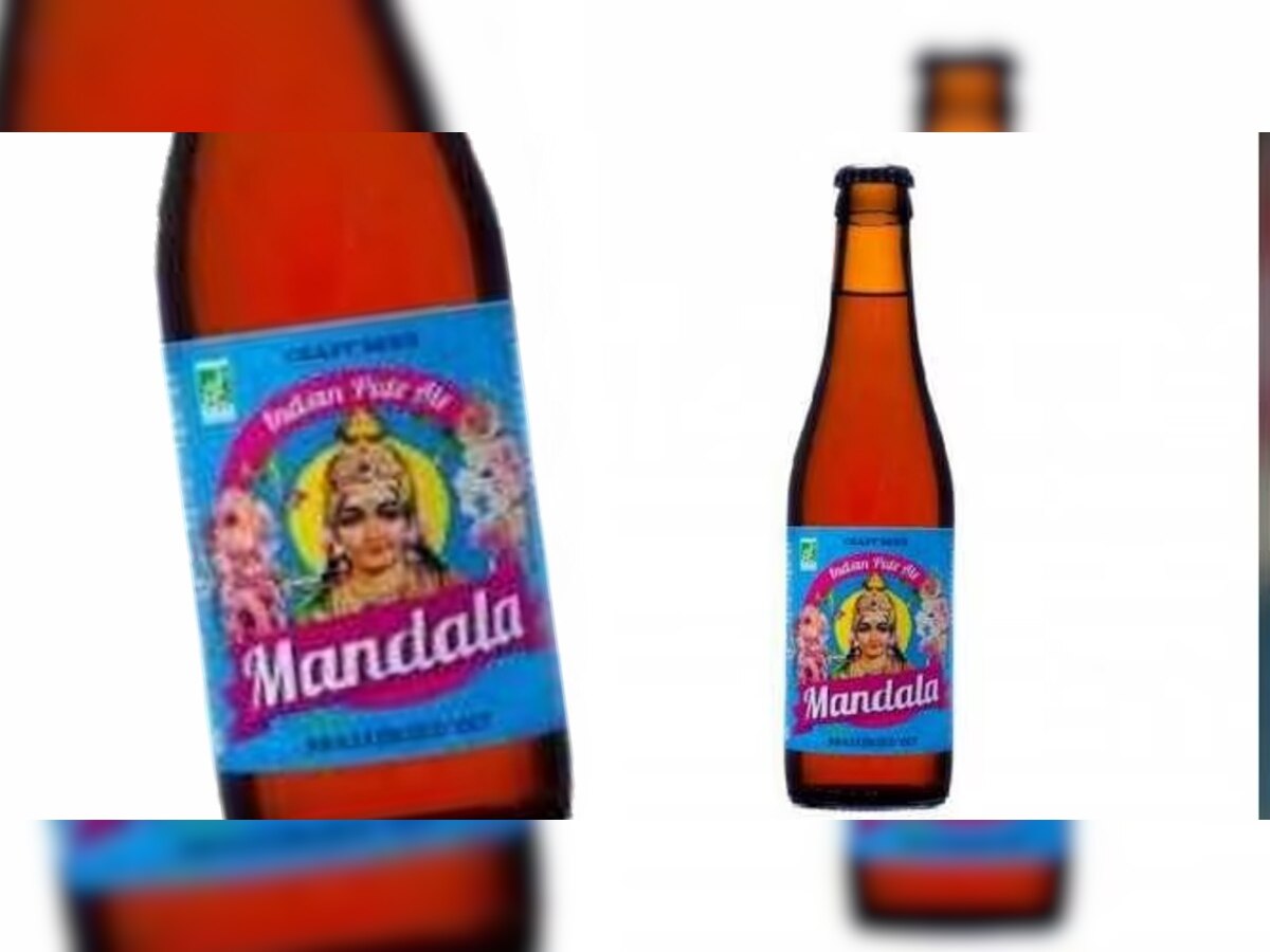 Hindu Goddess On Beer Bottle: चक्क बीयरच्या बाटलीवर महालक्ष्मीचं छायाचित्र, नव्या वादाला तोंड फुटणार title=