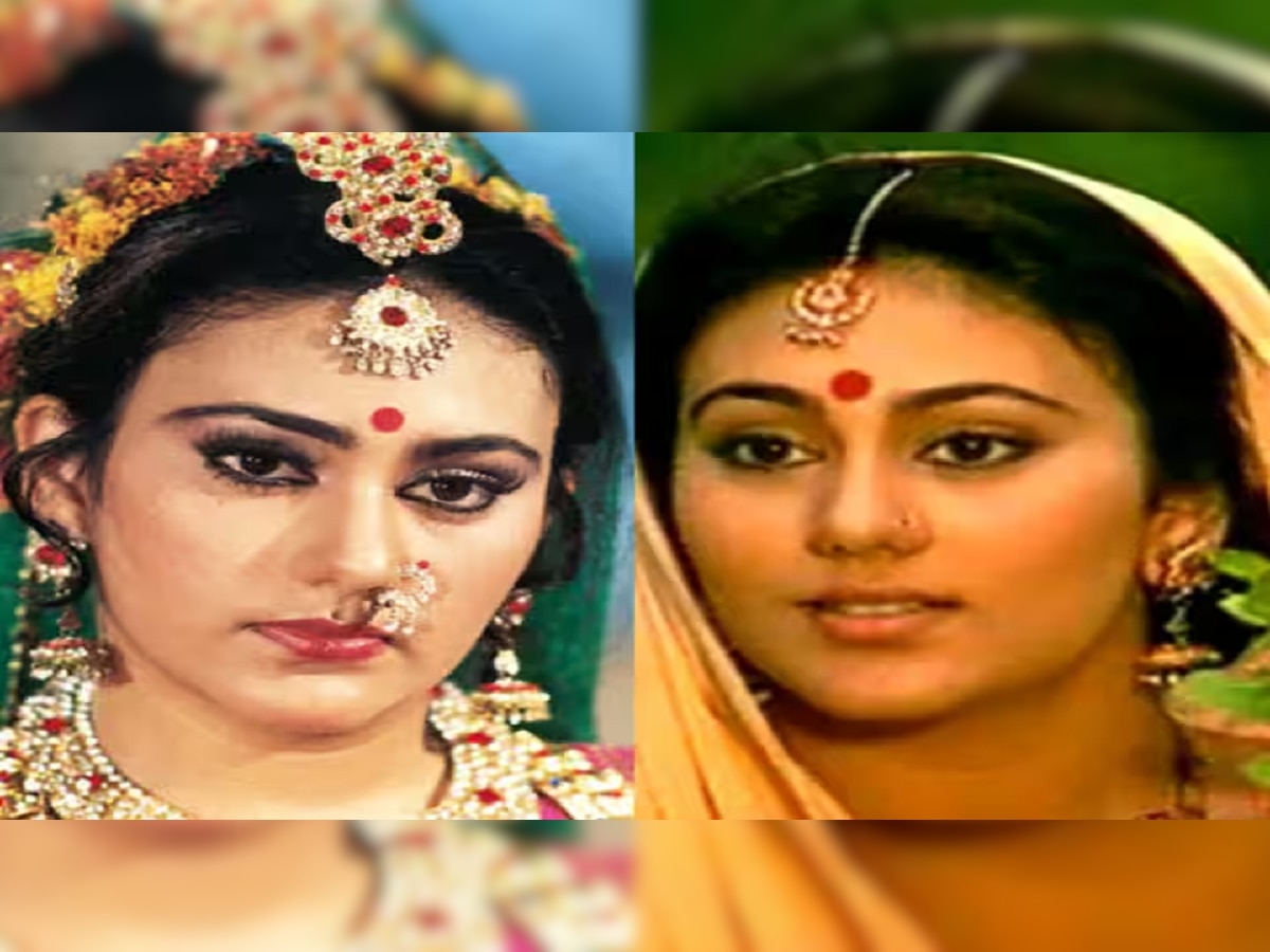 VIDEO : 'रामायण' मालिकेत 'सीता' साकारणाऱ्या अभिनेत्रीचा पतीसोबतचे रोमँटिक क्षण, पाहताच नेटकऱ्यांचा संताप title=
