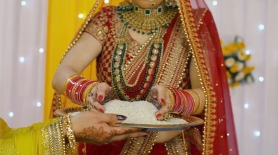 Why Do Brides Throw Rice Back During Vidai Know The Details wedding ritual season