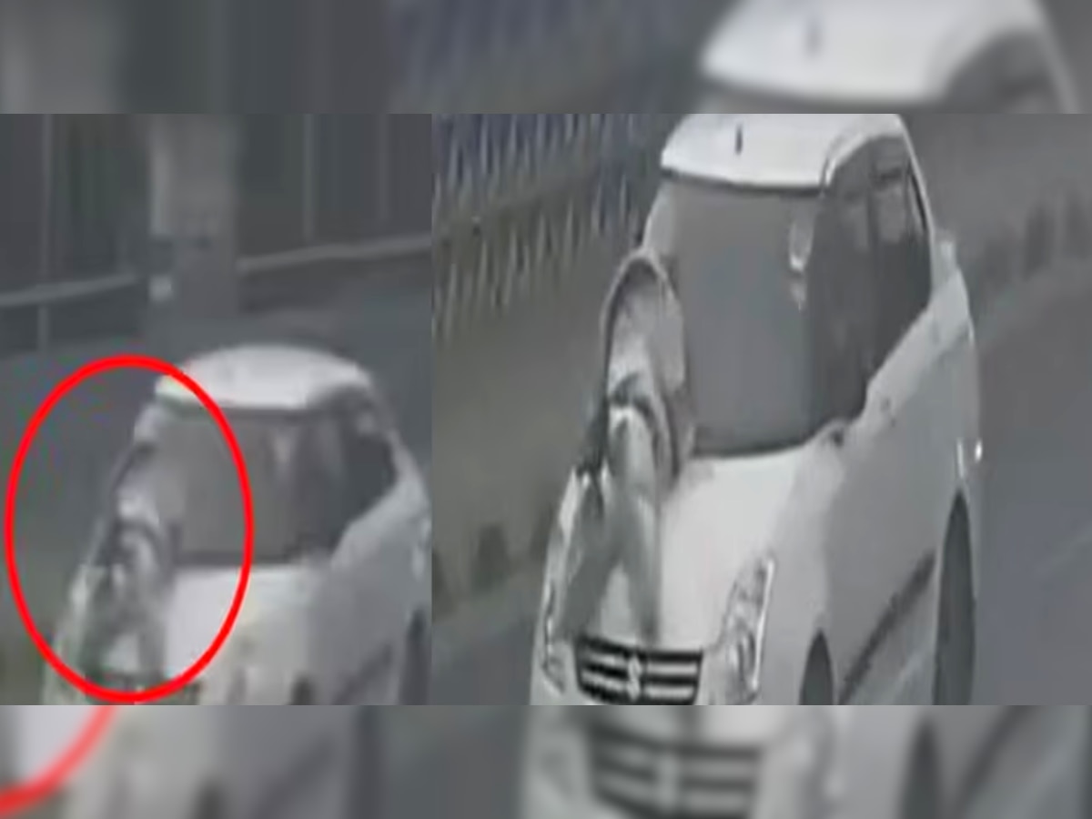Delhi Crime: दिल्लीत सनकी कारचालकाची मुजोरी; तरुणाला फरफटत नेलं, Video आला समोर! title=
