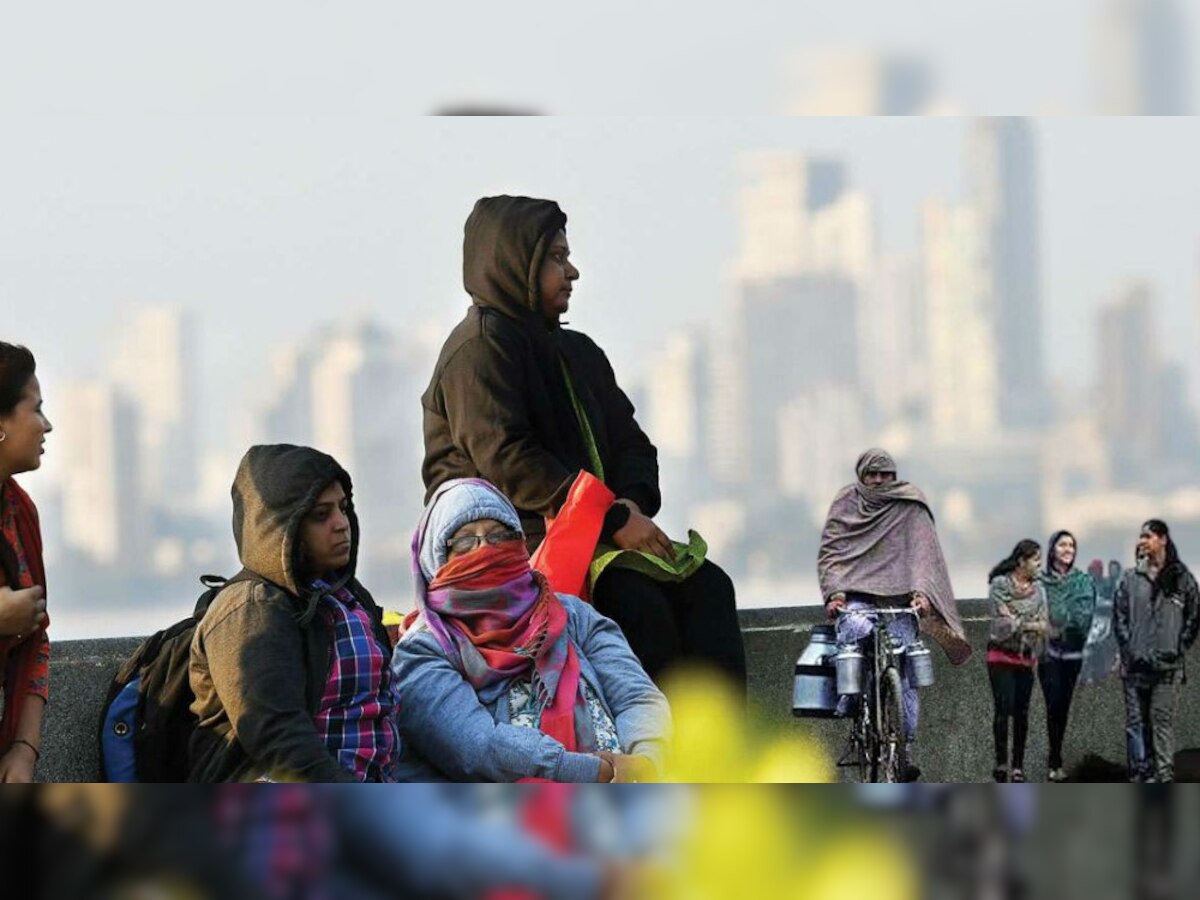 Weather Updates :मुंबईसह राज्यात पारा घसरल्यानं हुडहुडी, उत्तरेकडील थंडीच्या लाटेचा आणखी दोन दिवस परिणाम title=