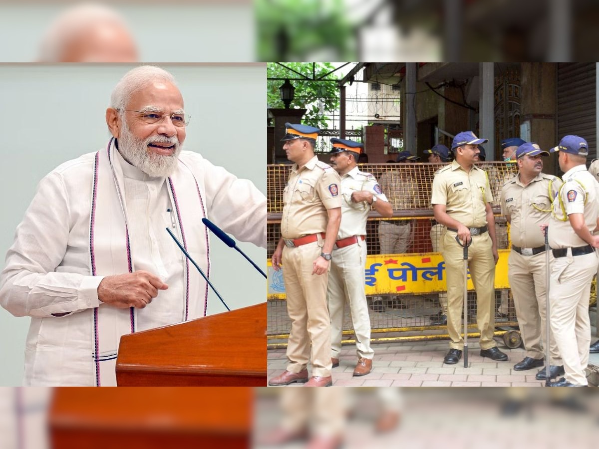 PM Modi Mumbai Visit : पंतप्रधान नरेंद्र मोदी यांच्या मुंबई दौऱ्यात तगडा पोलीस बंदोबस्त, 'इतके' कर्मचारी तैनात  title=