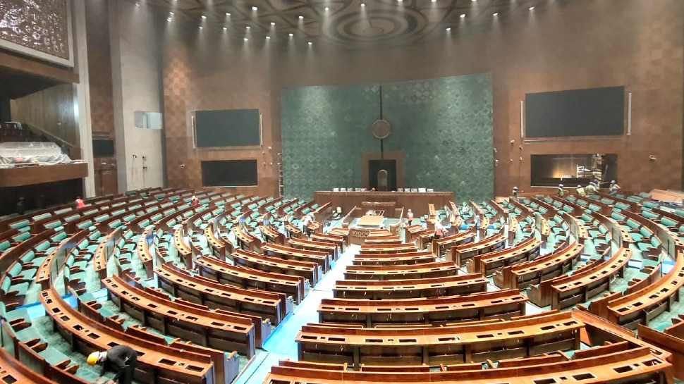 See Inside Picture of New Parliament Loksabha Hall Know Details 