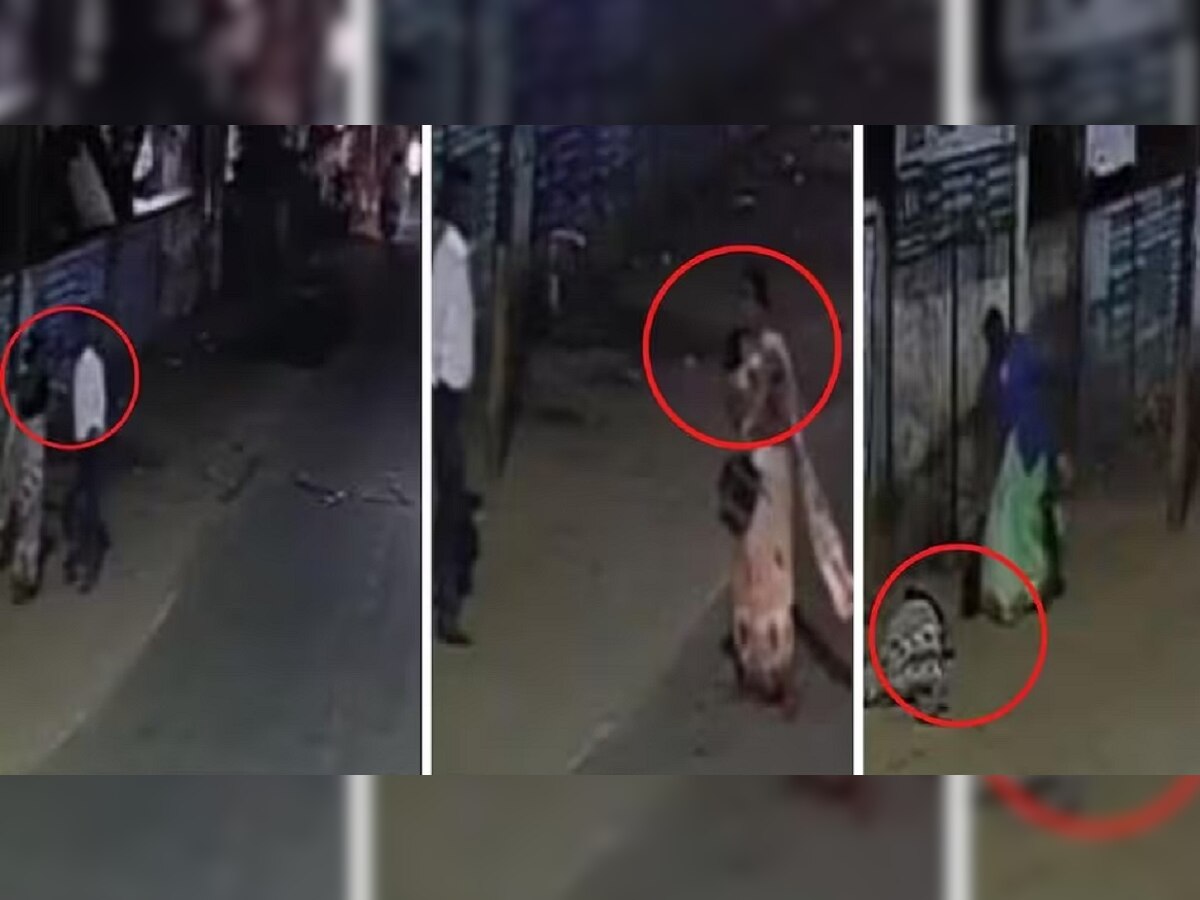 Live Murder CCTV: भररस्त्यात चाकूने वार, महिला मदतीसाठी ओरडत राहिली पण...; Live मर्डर कॅमेऱ्यात कैद title=