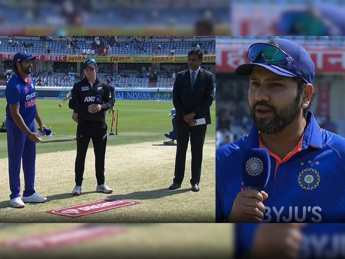 IND vs NZ : भारत प्रथम करणार फलंदाजी; Rohit Sharma ने 'या' खेळाडूंना केलं टीम बाहेर title=