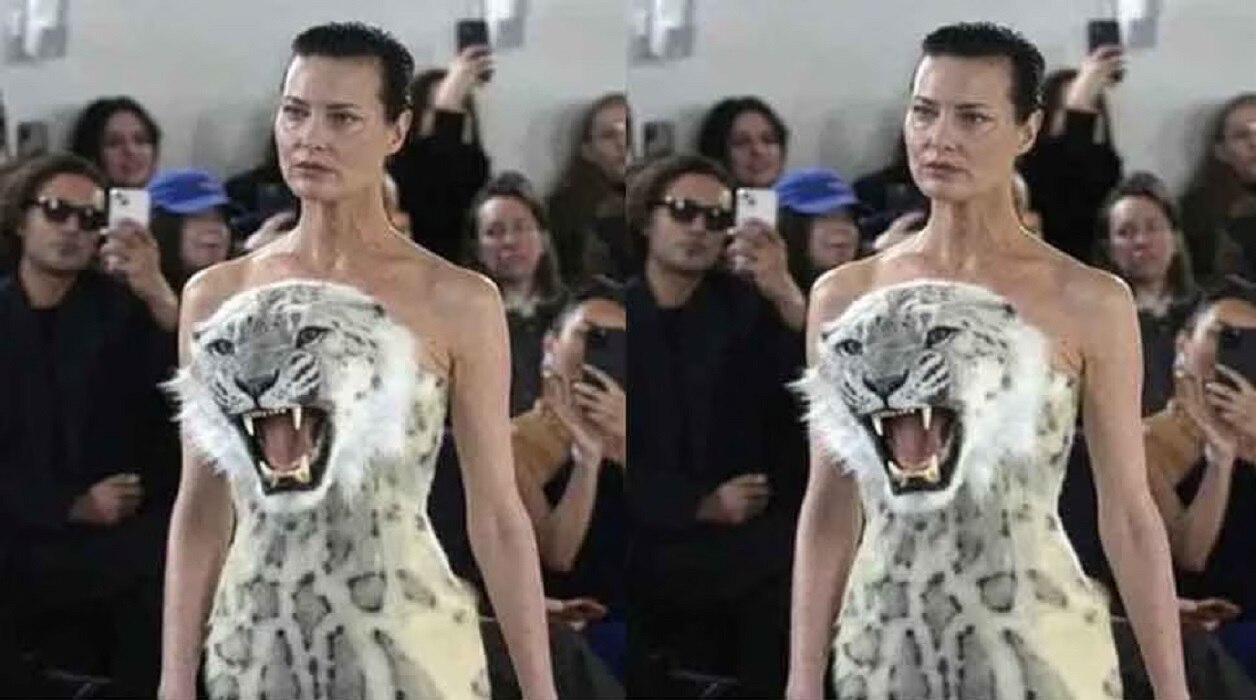 paris fashion week 2023 Wild animal heads