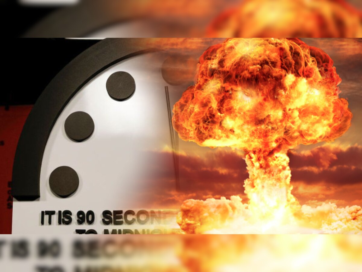 DoomsDay Clock: जगाच्या अंताला फक्त 90 सेकंद उरलीत? 'डूम्स डे क्लॉक'चं भाकित काय?   title=