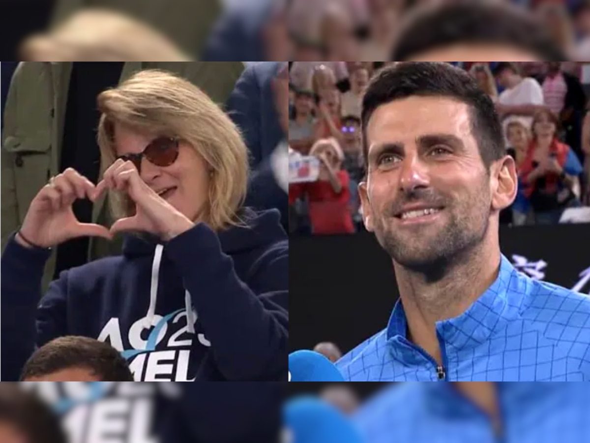 Novak Djokovic: शेवटी लेक तो! आईसाठी जोकोविचने सर्वांसमोर असं काही केलं की..., पाहा Video title=