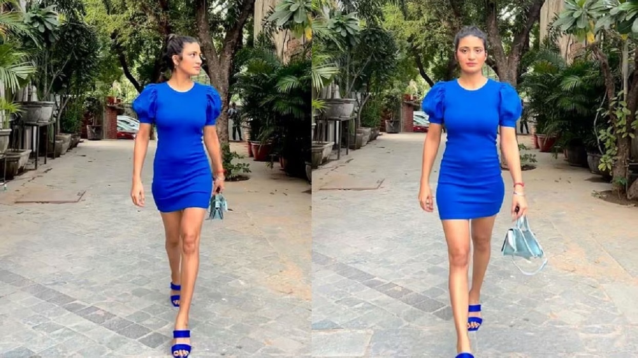 Shubman Gill Sister Shahneel Gill hot viral photos in short skirt on instagram