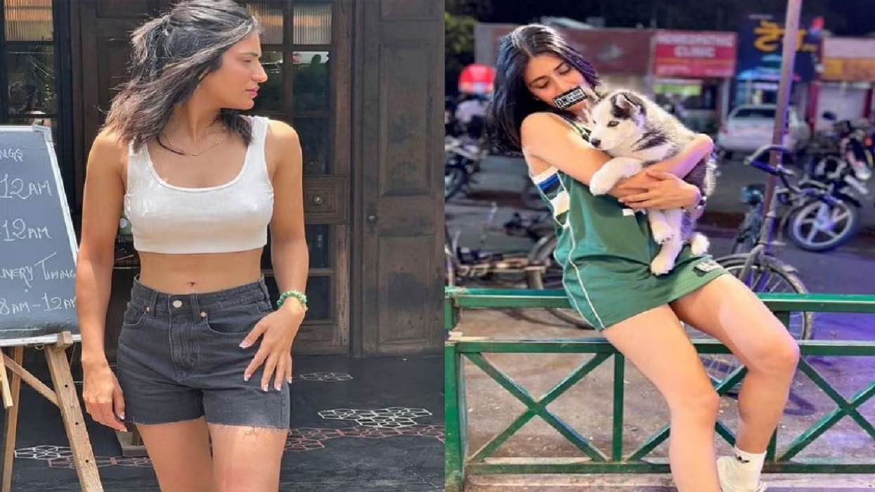 Shubman Gill Sister Shahneel Gill hot viral photos in short skirt on instagram