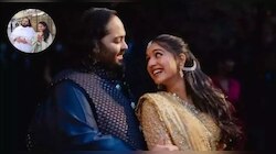 VIDEO : साखरपुड्यानंतर पहिल्यांदाच Anant Ambani आणि Radhika Merchant दिसले एकत्र, राधिकाने वेधलं लक्ष 