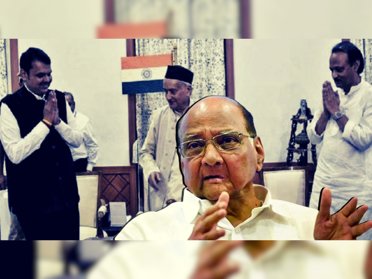 Sharad Pawar: पहाटेच्या शपथविधीमागील मास्टरमाईंड कोण? शरद पवारांनी एका ओळीत संपवला विषय, म्हणाले... title=