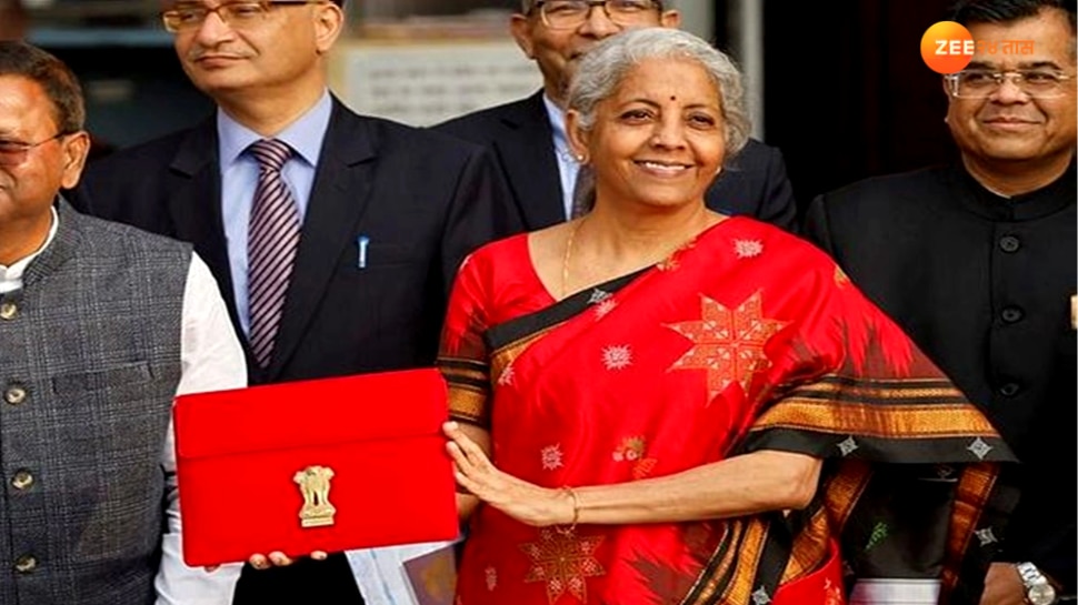 Finance Minister Nirmala Sitharaman Dons Bright Red Saree For Union ...