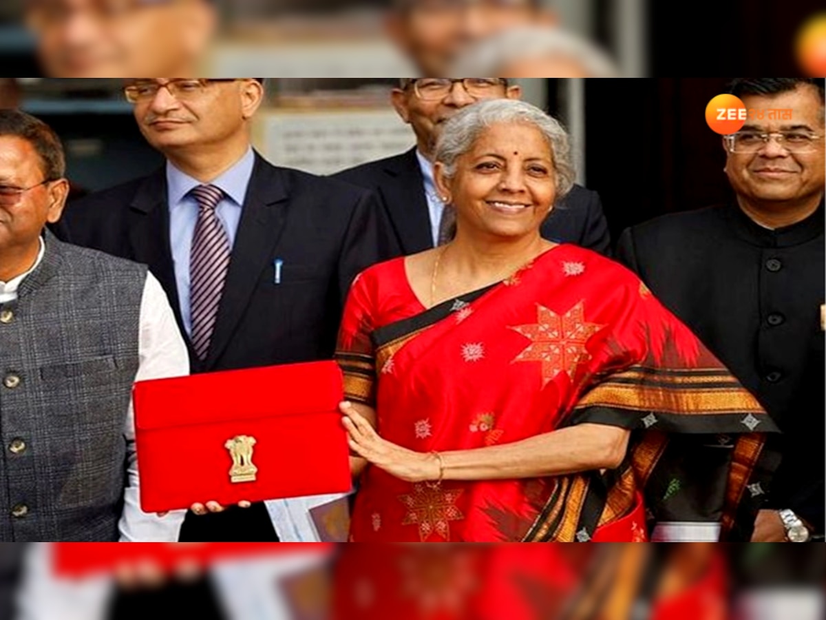 Nirmala Sitharaman: अर्थमंत्र्यांच्या लाल साडीमुळे इंदिरा गांधी चर्चेत, 'या' राज्याशी खास नातं! title=