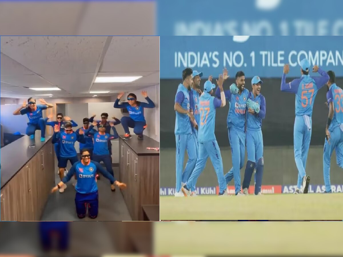 India Women's U19 World Cup Win : विजयानंतर ड्रेसिंग रूममध्ये टीम इंडियाचा जल्लोष, Video Viral title=