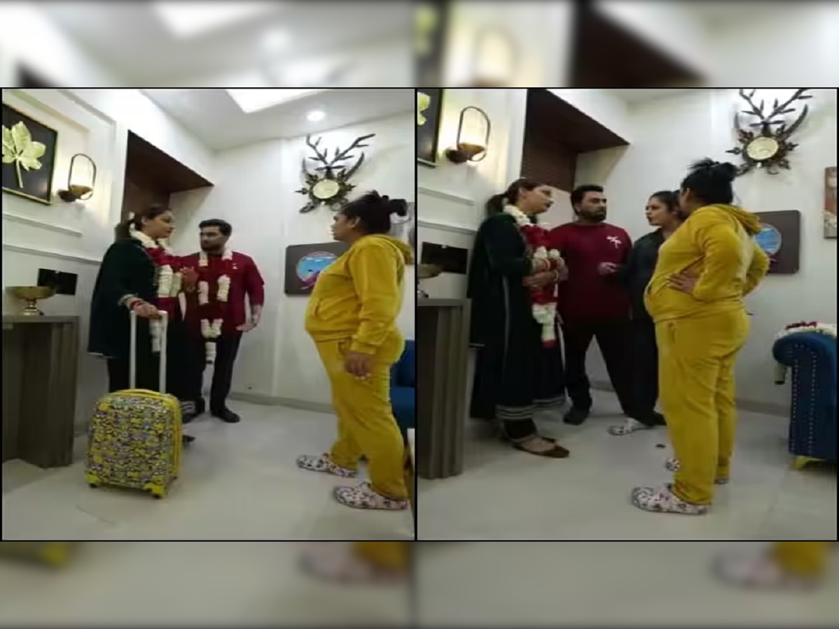 Video : यूट्यूबर Armaan Malik तिसऱ्या पत्नीला घरी घेऊन आला;  सवतीला पाहताच दोन्ही पत्नींनी...  title=
