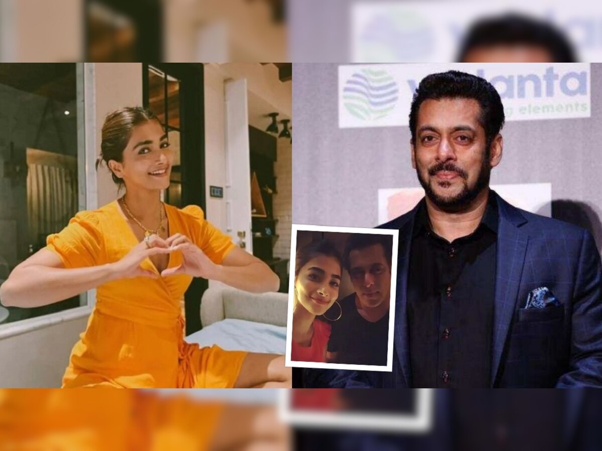 अफेअरच्या चर्चा सुरु असतानाच Salman Khan आणि Pooja Hegde चा फोटो व्हायरल title=