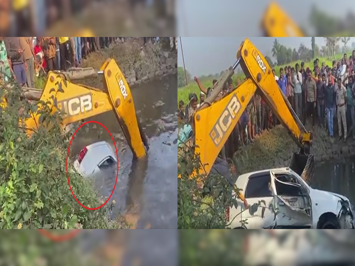 Pune News : भरधाव कार थेट विहिरीत कोसळून चालकाचा दुर्दैवी मृत्यू title=