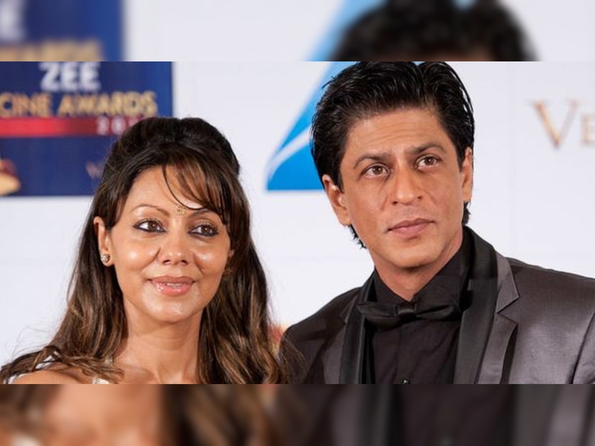 Shahrukh-Gauri Fight: शाहरुख खान पत्नी गौरीला झापतानाचा Video व्हायरल, दोघांमध्ये जोरदार भांडण title=